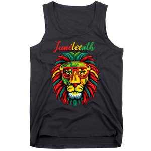 Lion Juneteenth Shirts Women Dress Black History Freedom Tank Top