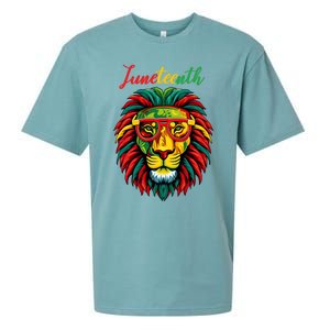 Lion Juneteenth Shirts Women Dress Black History Freedom Sueded Cloud Jersey T-Shirt