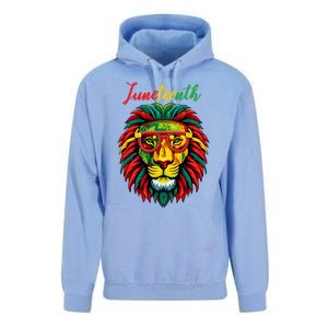 Lion Juneteenth Shirts Women Dress Black History Freedom Unisex Surf Hoodie