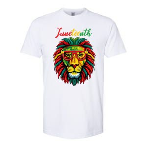 Lion Juneteenth Shirts Women Dress Black History Freedom Softstyle CVC T-Shirt