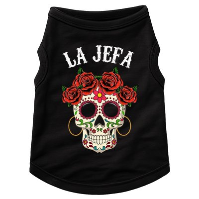 La Jefa Sugar Skull Mexican Dia De Los Muertos Dead Doggie Tank