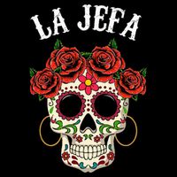 La Jefa Sugar Skull Mexican Dia De Los Muertos Dead Impact Tech Backpack