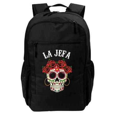 La Jefa Sugar Skull Mexican Dia De Los Muertos Dead Backpack