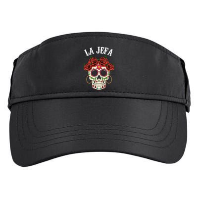 La Jefa Sugar Skull Mexican Dia De Los Muertos Dead Adult Drive Performance Visor