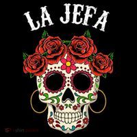 La Jefa Sugar Skull Mexican Dia De Los Muertos Dead Baby Bodysuit