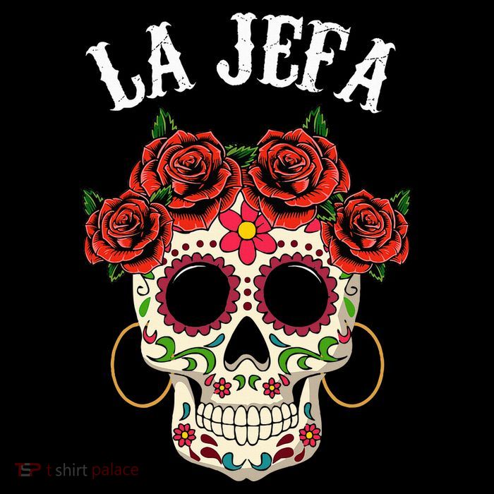 La Jefa Sugar Skull Mexican Dia De Los Muertos Dead Baby Bodysuit