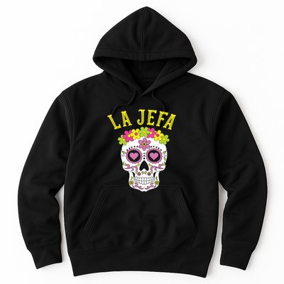 La Jefa Sugar Skull Dia De Los Muertos Costume Hoodie