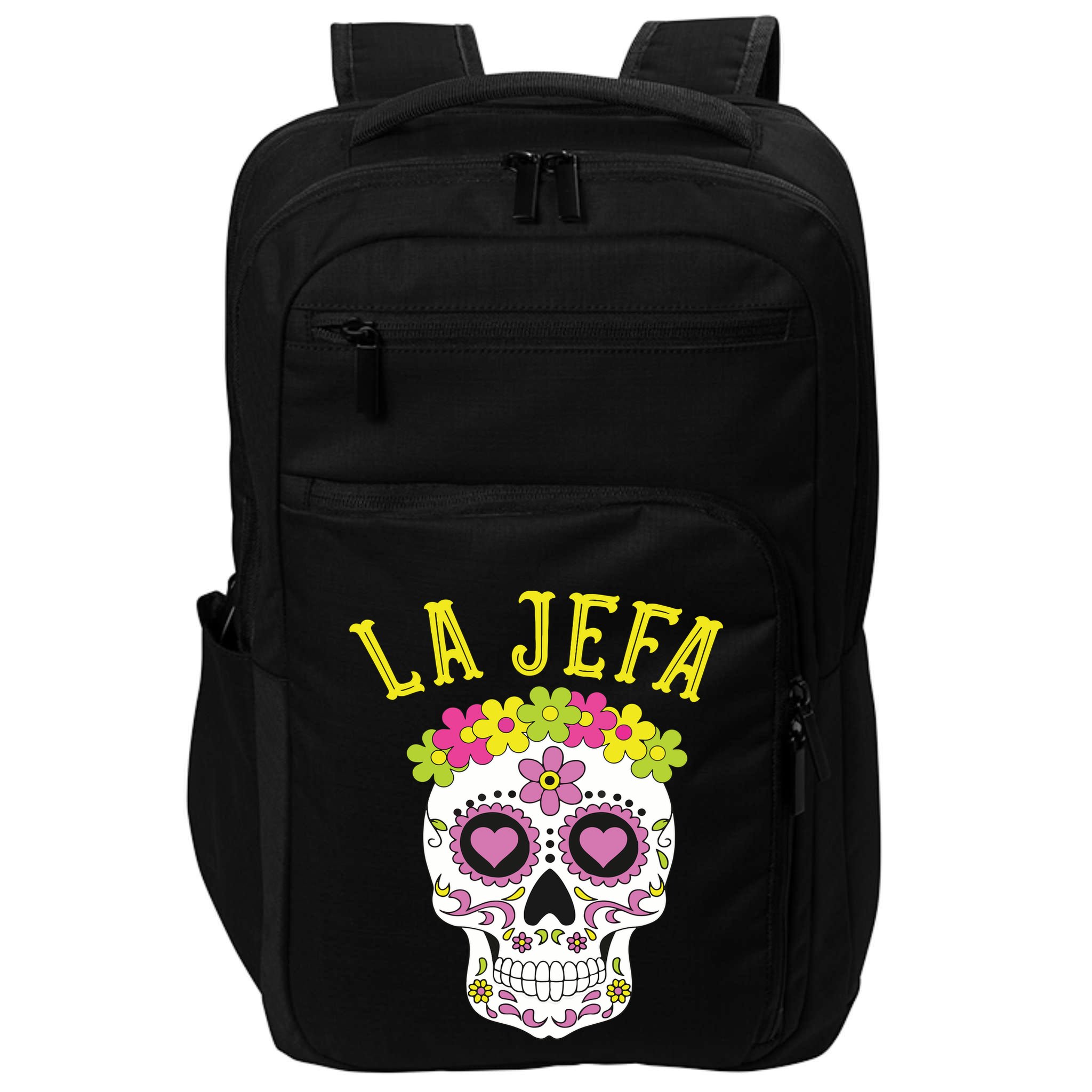 La Jefa Sugar Skull Dia De Los Muertos Costume Impact Tech Backpack