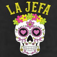 La Jefa Sugar Skull Dia De Los Muertos Costume 11oz C Handle Ceramic Mug