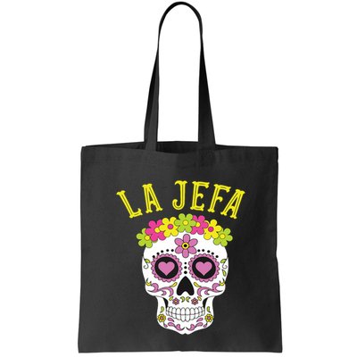 La Jefa Sugar Skull Dia De Los Muertos Costume Bag