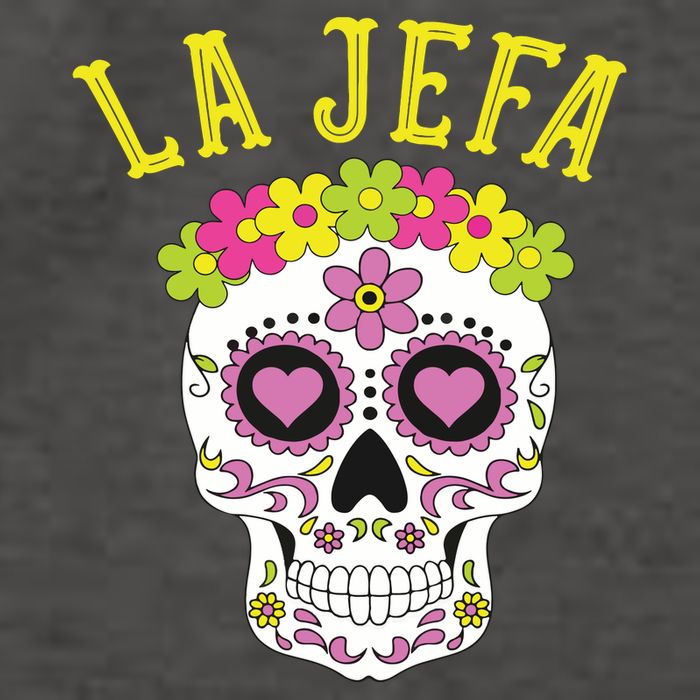 La Jefa Sugar Skull Dia De Los Muertos Costume Vector Backpack