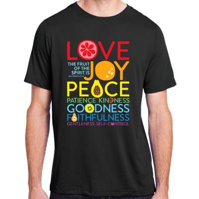 Love Joy The Fruit Of The Spirit Is Galatians Adult ChromaSoft Performance T-Shirt