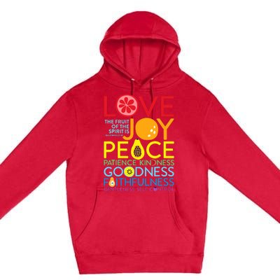 Love Joy The Fruit Of The Spirit Is Galatians Premium Pullover Hoodie