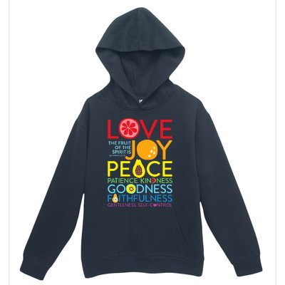 Love Joy The Fruit Of The Spirit Is Galatians Urban Pullover Hoodie