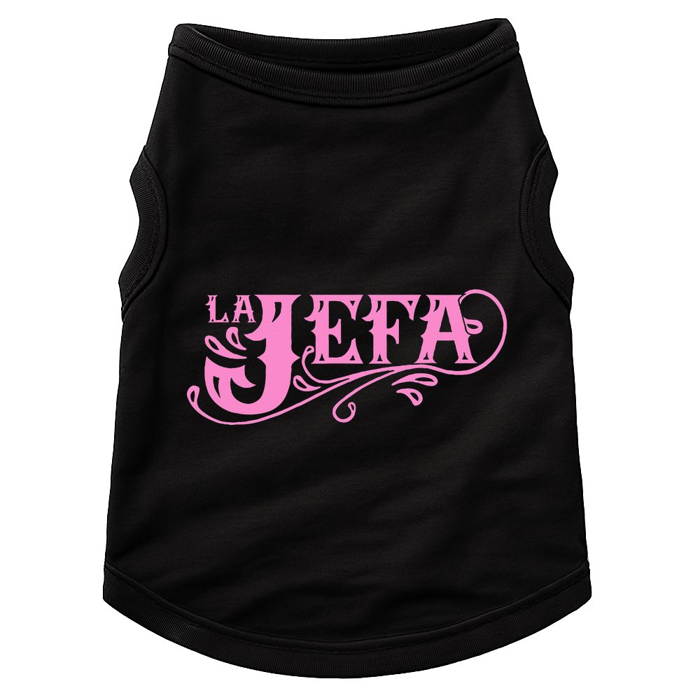 La Jefa The Boss In Spanish Funny Mexican Quote Doggie Tank