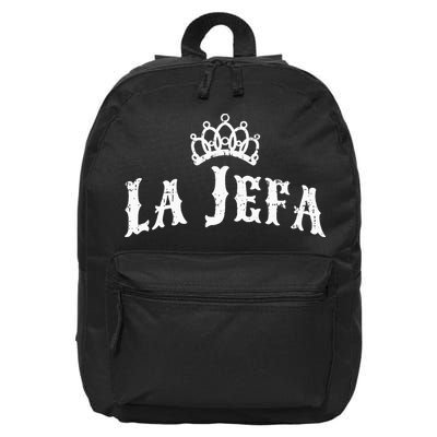 La Jefa The Boss Woman Spanish Pride 16 in Basic Backpack