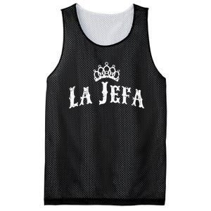 La Jefa The Boss Woman Spanish Pride Mesh Reversible Basketball Jersey Tank