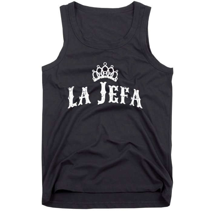 La Jefa The Boss Woman Spanish Pride Tank Top