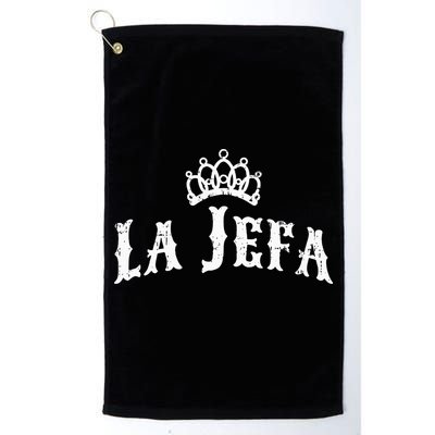 La Jefa The Boss Woman Spanish Pride Golf Towel