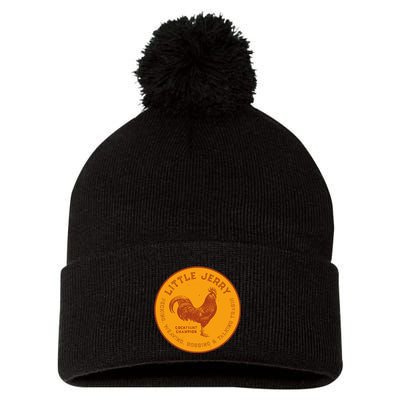 Little Jerry The Rooster Cockfight Champion Pom Pom 12in Knit Beanie