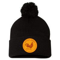 Little Jerry The Rooster Cockfight Champion Pom Pom 12in Knit Beanie