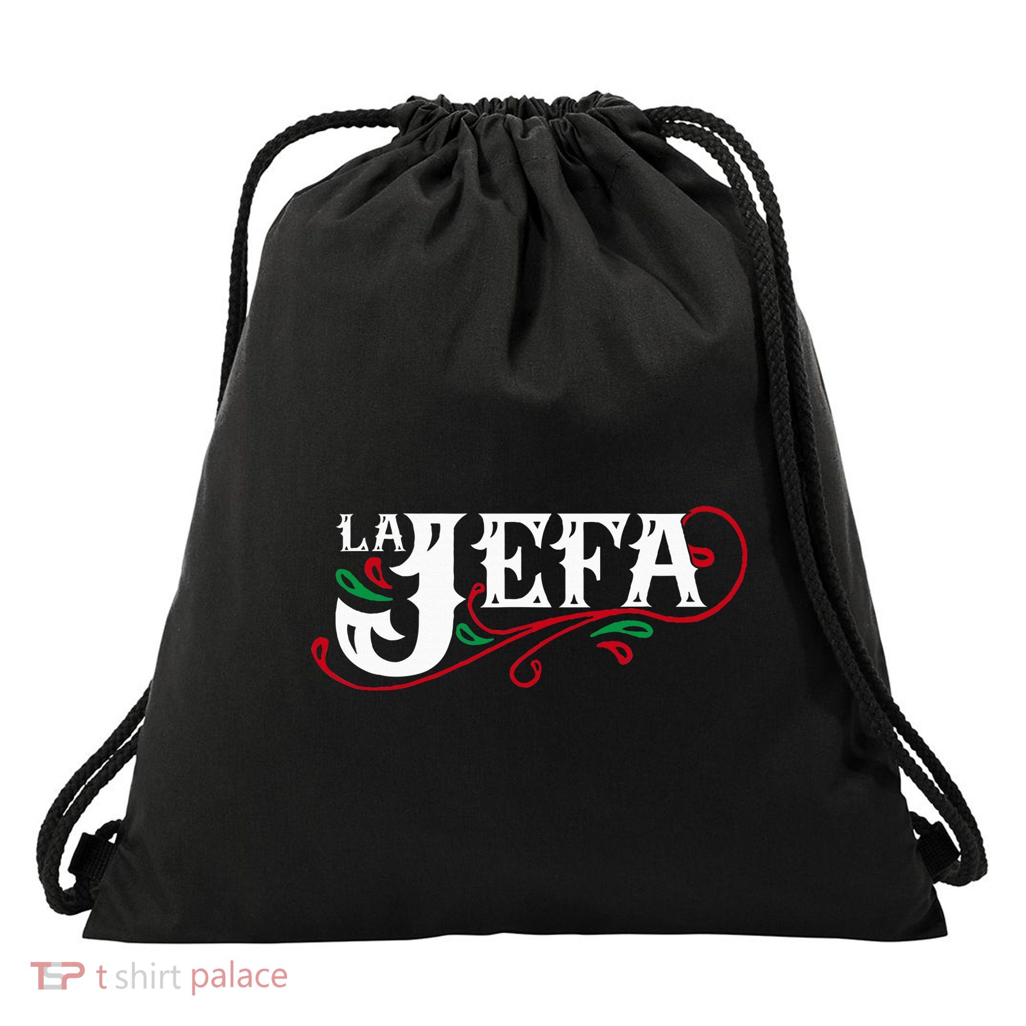 La Jefa The Boss In Spanish Funny Mexican Quote Drawstring Bag
