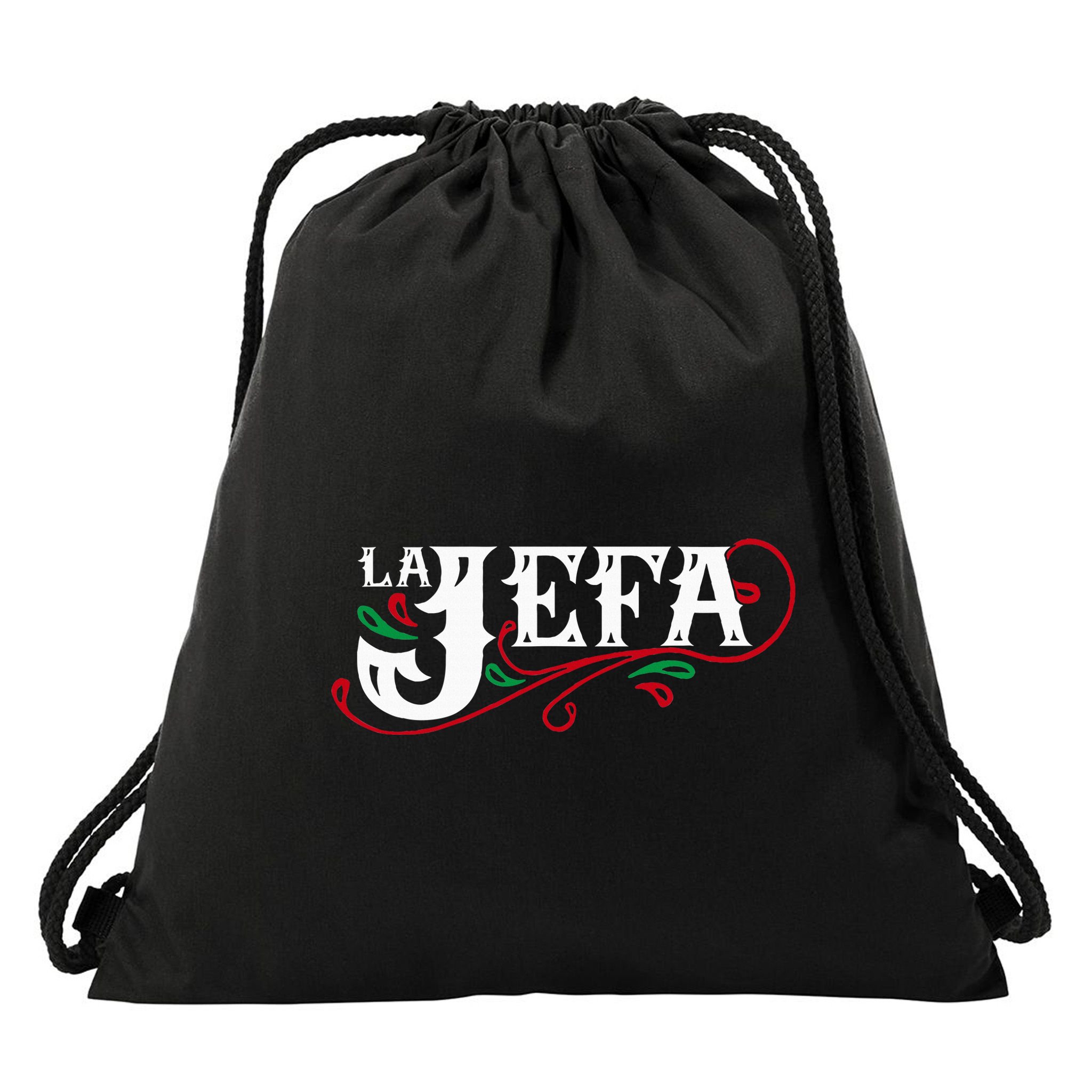 La Jefa The Boss In Spanish Funny Mexican Quote Drawstring Bag