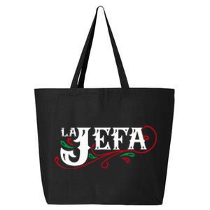 La Jefa The Boss In Spanish Funny Mexican Quote 25L Jumbo Tote