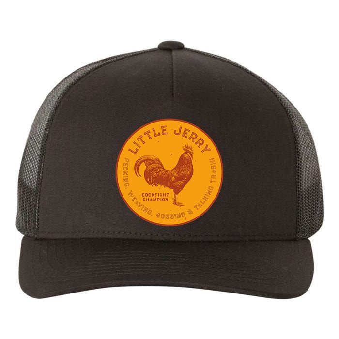 Little Jerry The Rooster Cockfight Champion Yupoong Adult 5-Panel Trucker Hat