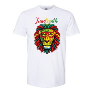 Lion Juneteenth Women Dress Black History Freedom Softstyle CVC T-Shirt