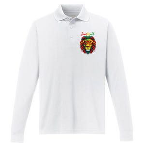 Lion Juneteenth Women Dress Black History Freedom Performance Long Sleeve Polo