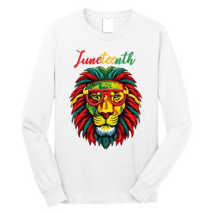 Lion Juneteenth Women Dress Black History Freedom Long Sleeve Shirt