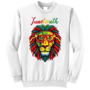 Lion Juneteenth Women Dress Black History Freedom Sweatshirt