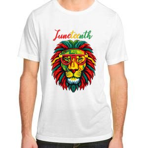 Lion Juneteenth Women Dress Black History Freedom Adult ChromaSoft Performance T-Shirt