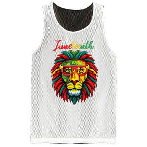 Lion Juneteenth Women Dress Black History Freedom Mesh Reversible Basketball Jersey Tank