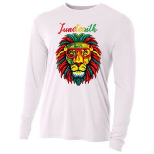 Lion Juneteenth Women Dress Black History Freedom Cooling Performance Long Sleeve Crew