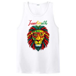 Lion Juneteenth Women Dress Black History Freedom PosiCharge Competitor Tank