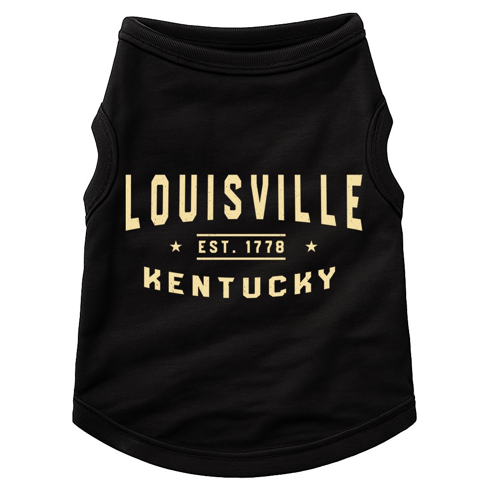Louisville Kentucky 1778 Ky American Derby City Usa Resident Great Gift Doggie Tank