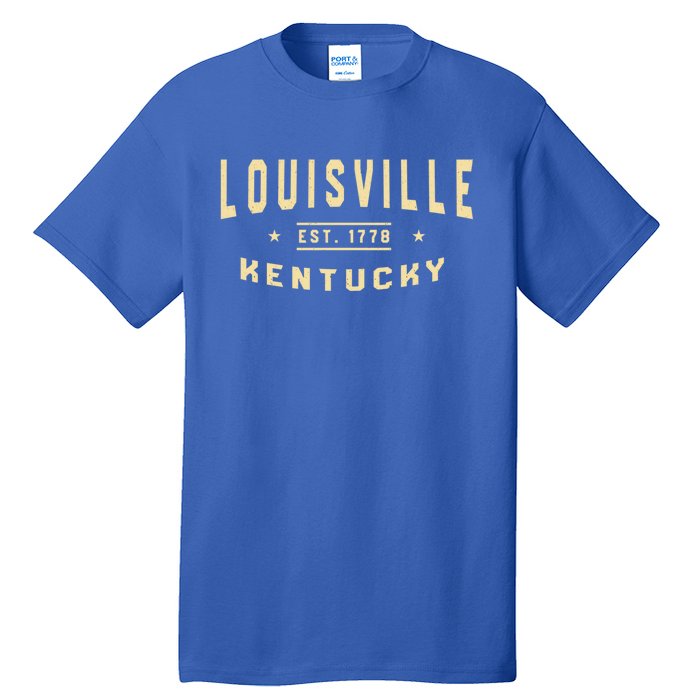 Louisville Kentucky 1778 Ky American Derby City Usa Resident Great Gift Tall T-Shirt