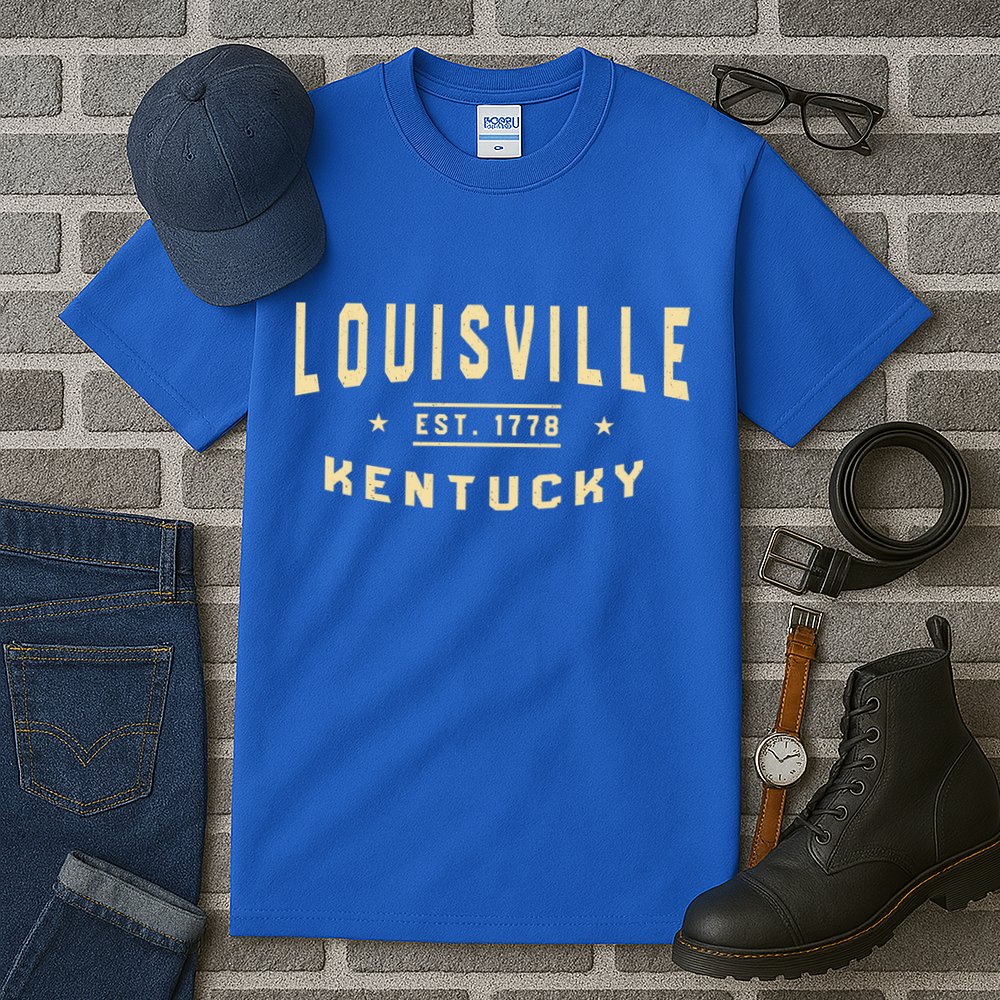 Louisville Kentucky 1778 Ky American Derby City Usa Resident Great Gift Tall T-Shirt