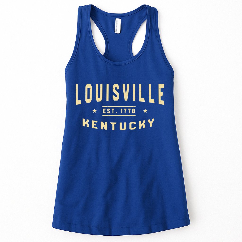 Louisville Kentucky 1778 Ky American Derby City Usa Resident Great Gift Womens Tank Top
