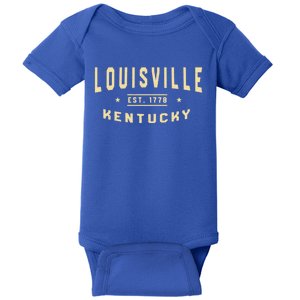 Louisville Kentucky 1778 Ky American Derby City Usa Resident Great Gift Baby Bodysuit