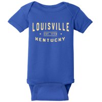 Louisville Kentucky 1778 Ky American Derby City Usa Resident Great Gift Baby Bodysuit