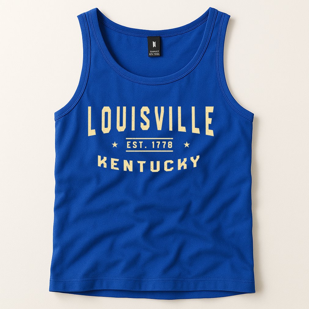 Louisville Kentucky 1778 Ky American Derby City Usa Resident Great Gift Tank Top