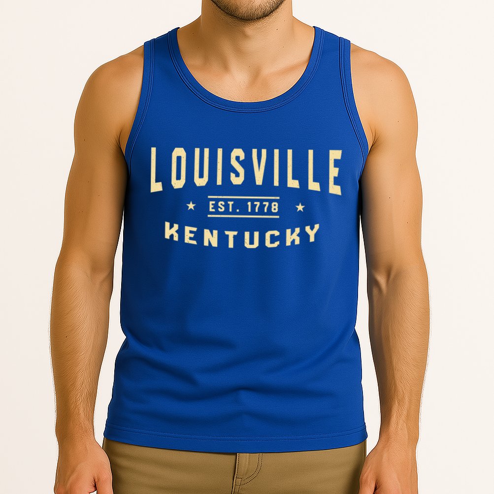Louisville Kentucky 1778 Ky American Derby City Usa Resident Great Gift Tank Top