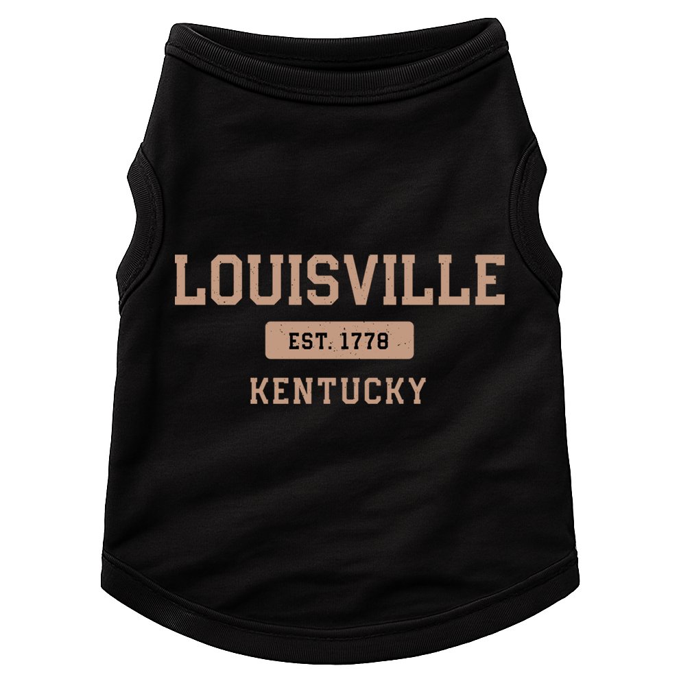 Louisville Kentucky 1778 Resident Ky Local Derby City Gift Doggie Tank