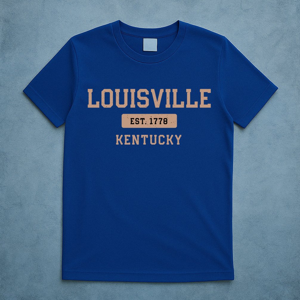 Louisville Kentucky 1778 Resident Ky Local Derby City Gift T-Shirt