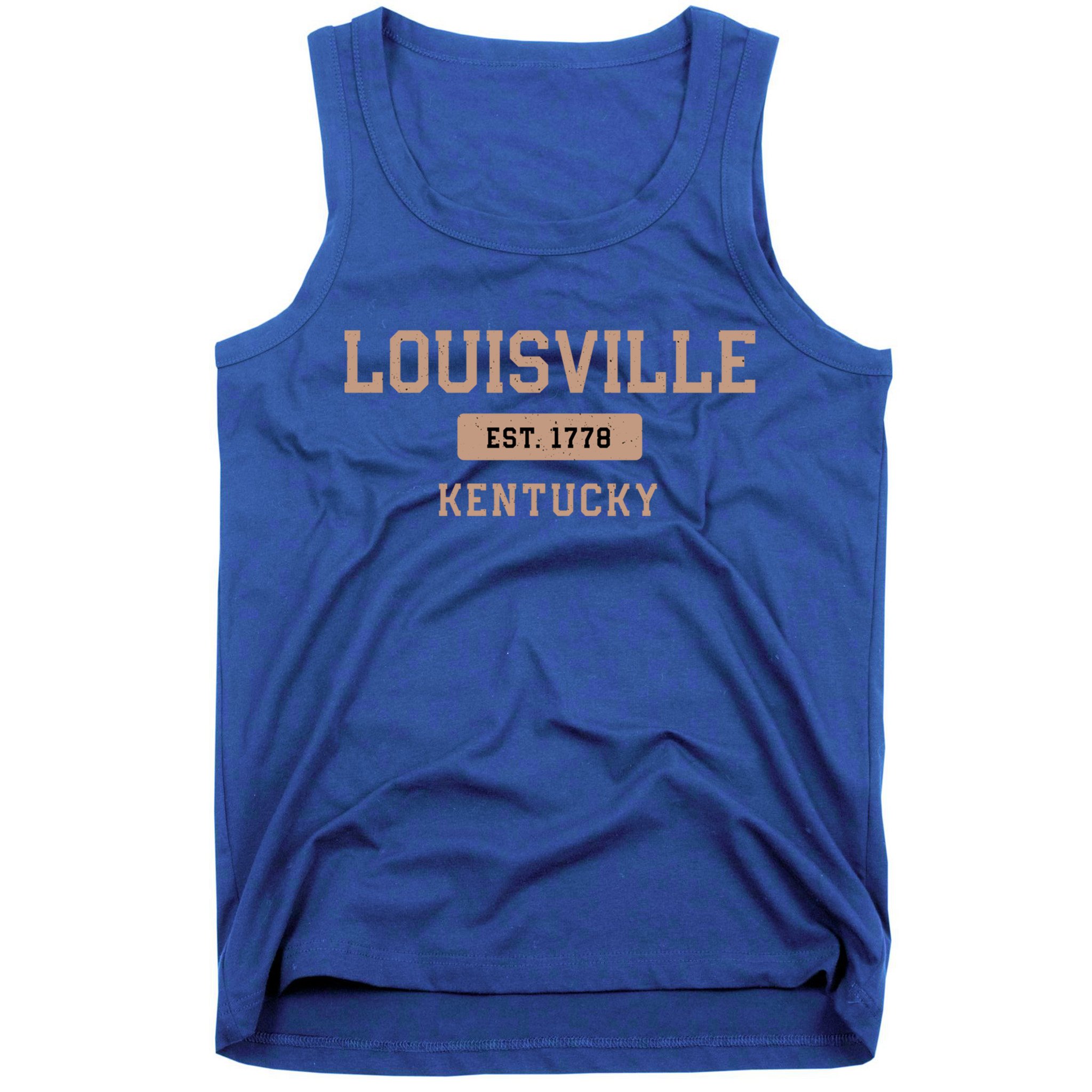 Louisville Kentucky 1778 Resident Ky Local Derby City Gift Tank Top