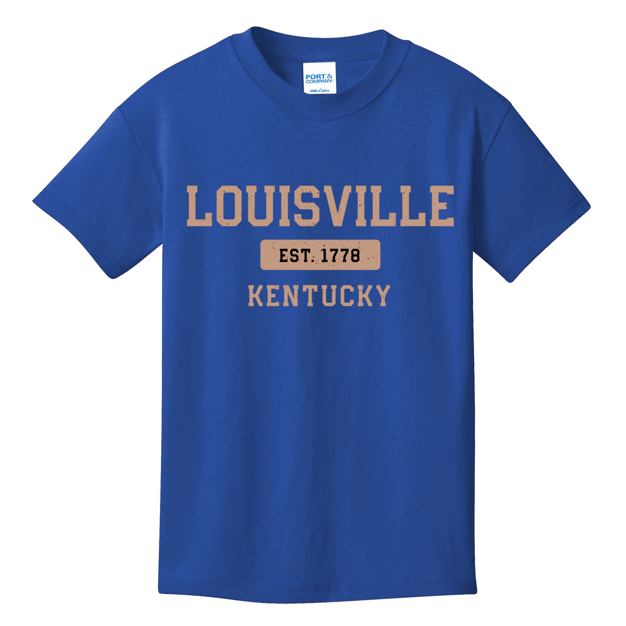 Louisville Kentucky 1778 Resident Ky Local Derby City Gift Kids T-Shirt