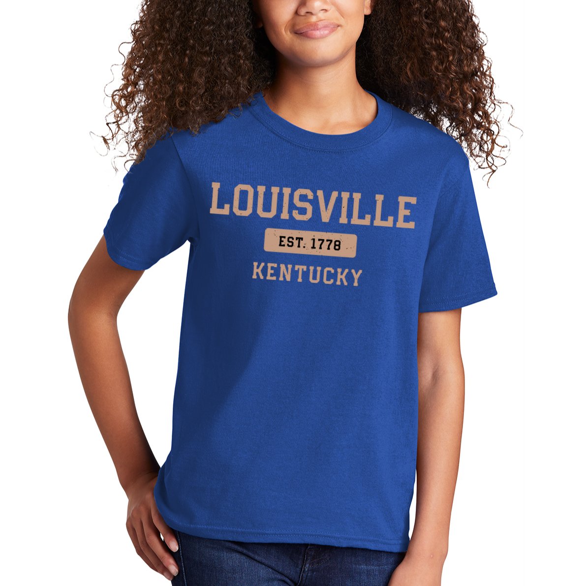 Louisville Kentucky 1778 Resident Ky Local Derby City Gift Kids T-Shirt
